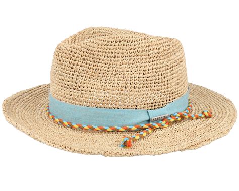 Beige raffia hat 